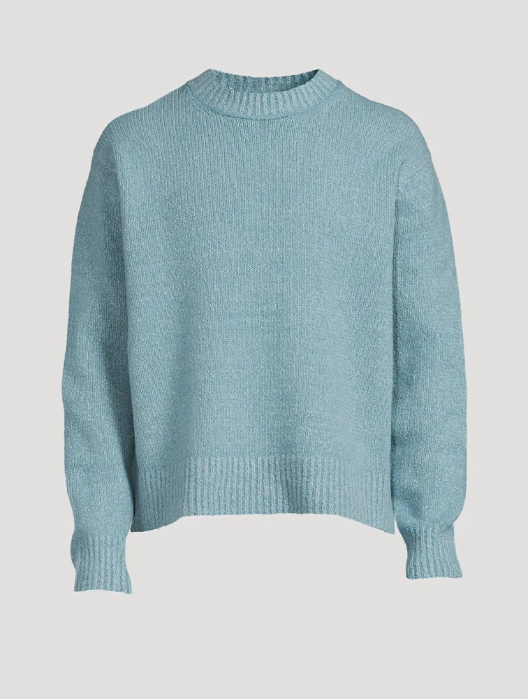 Wool-Blend Crewneck Sweater