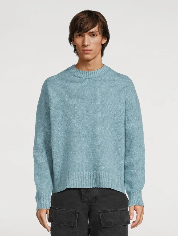 Wool-Blend Crewneck Sweater