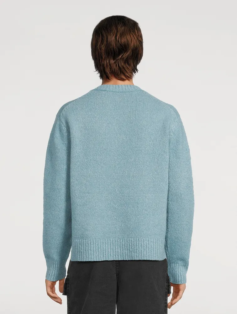 Wool-Blend Crewneck Sweater