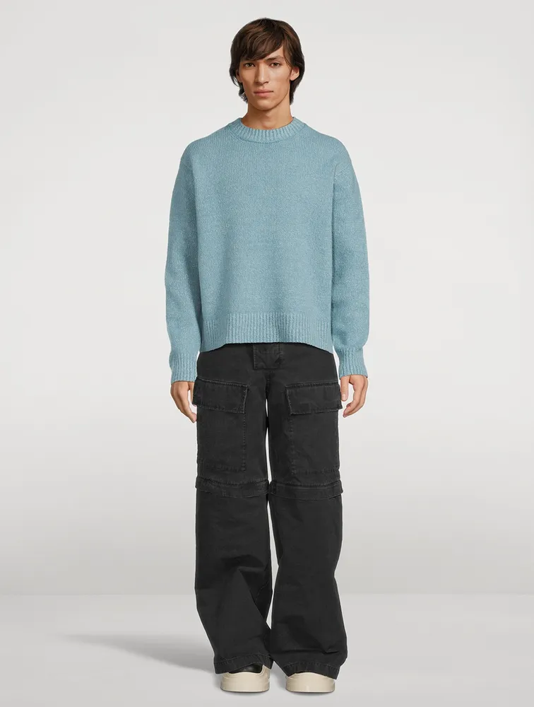 Wool-Blend Crewneck Sweater