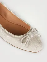 Parisina Crystal-Embellished Ballet Flats