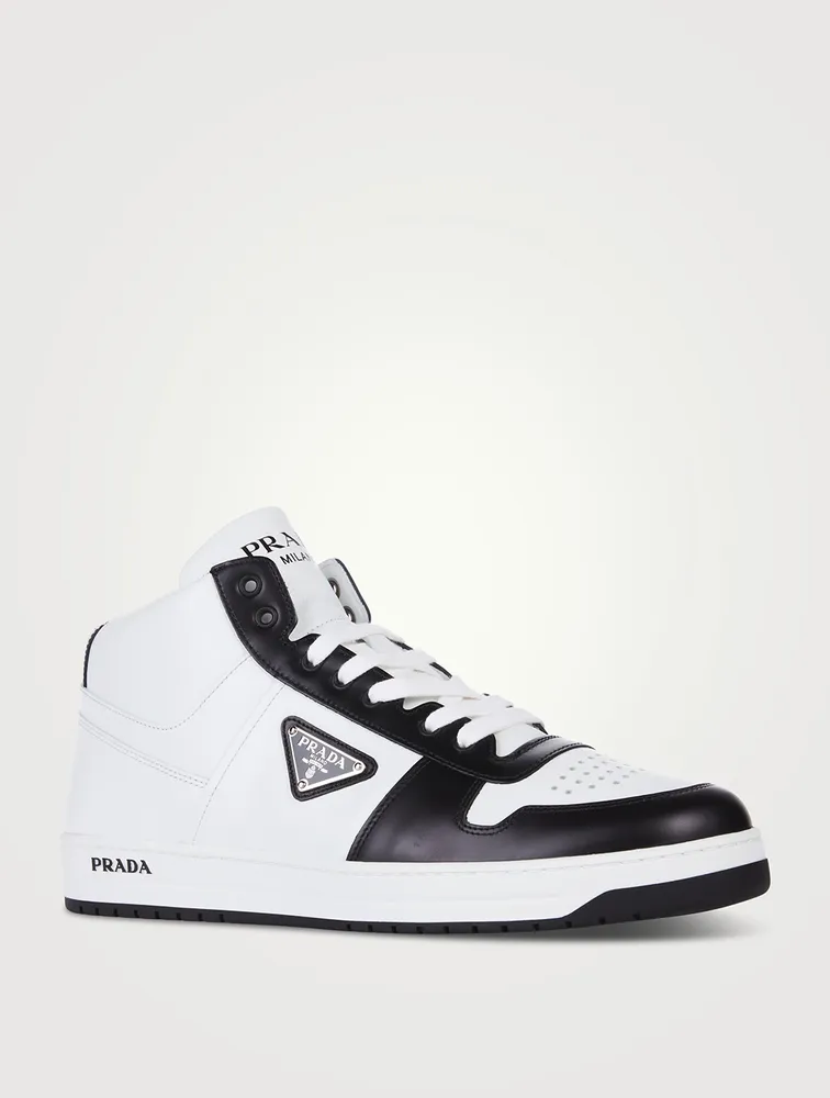 Downtown Leather Mid-Top Sneakers