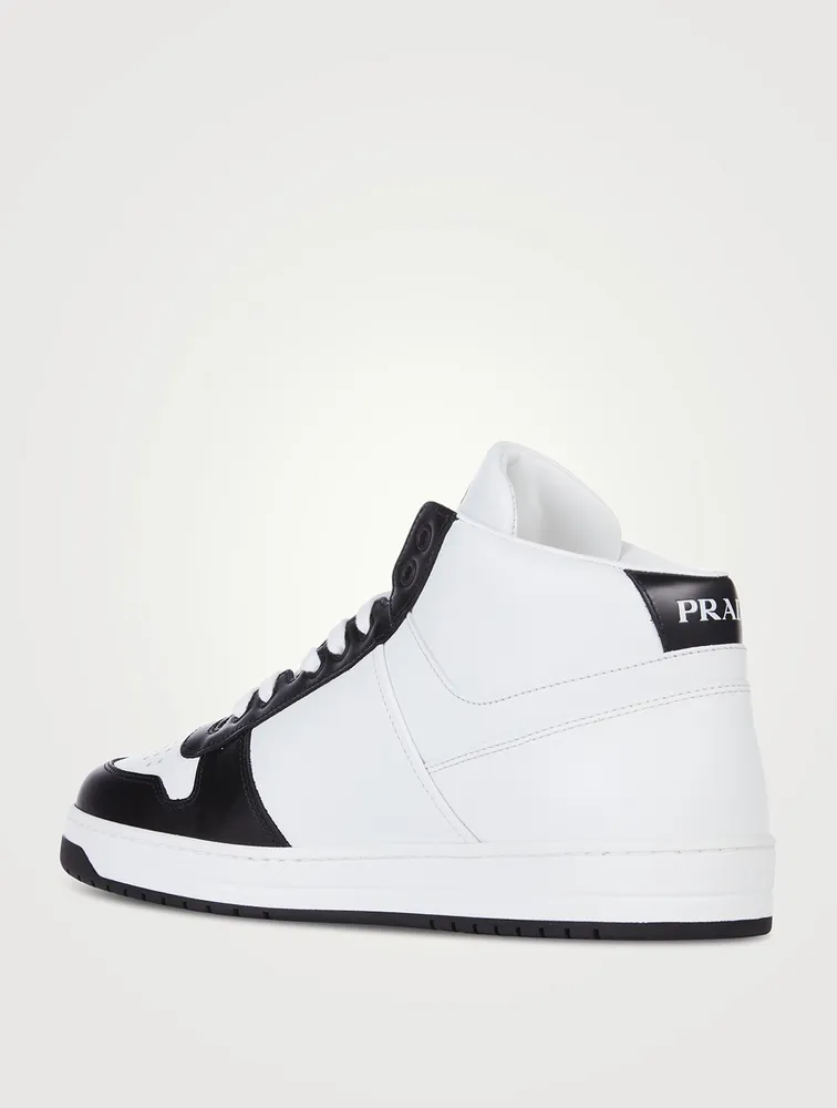 Downtown Leather Mid-Top Sneakers