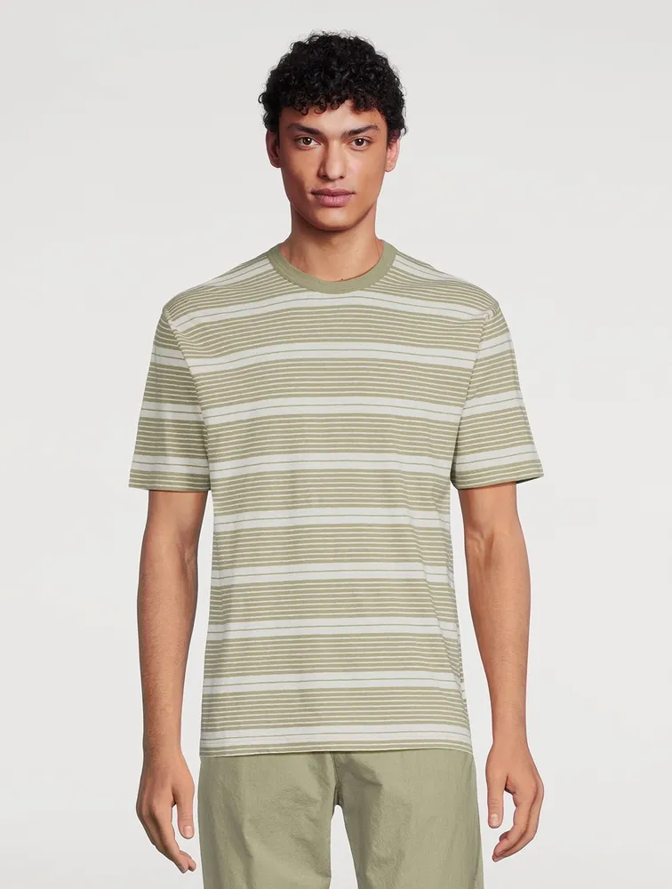Johannes Sunbleached T-Shirt Striped Print