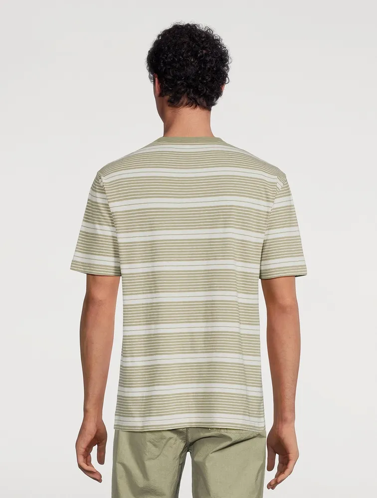 Johannes Sunbleached T-Shirt Striped Print