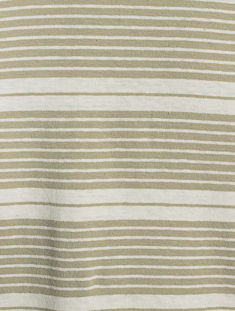 Johannes Sunbleached T-Shirt Striped Print