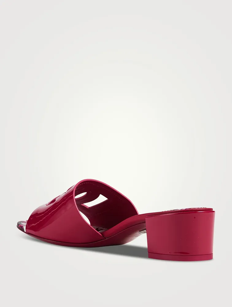 Patent Leather Mules