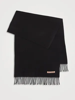 Wool Fringe Scarf