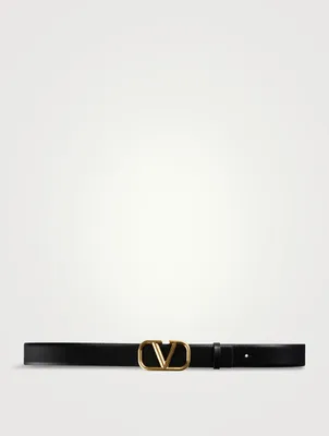 VLOGO Reversible Leather Belt