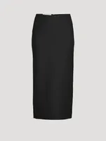 Crepe Couture Pencil Skirt