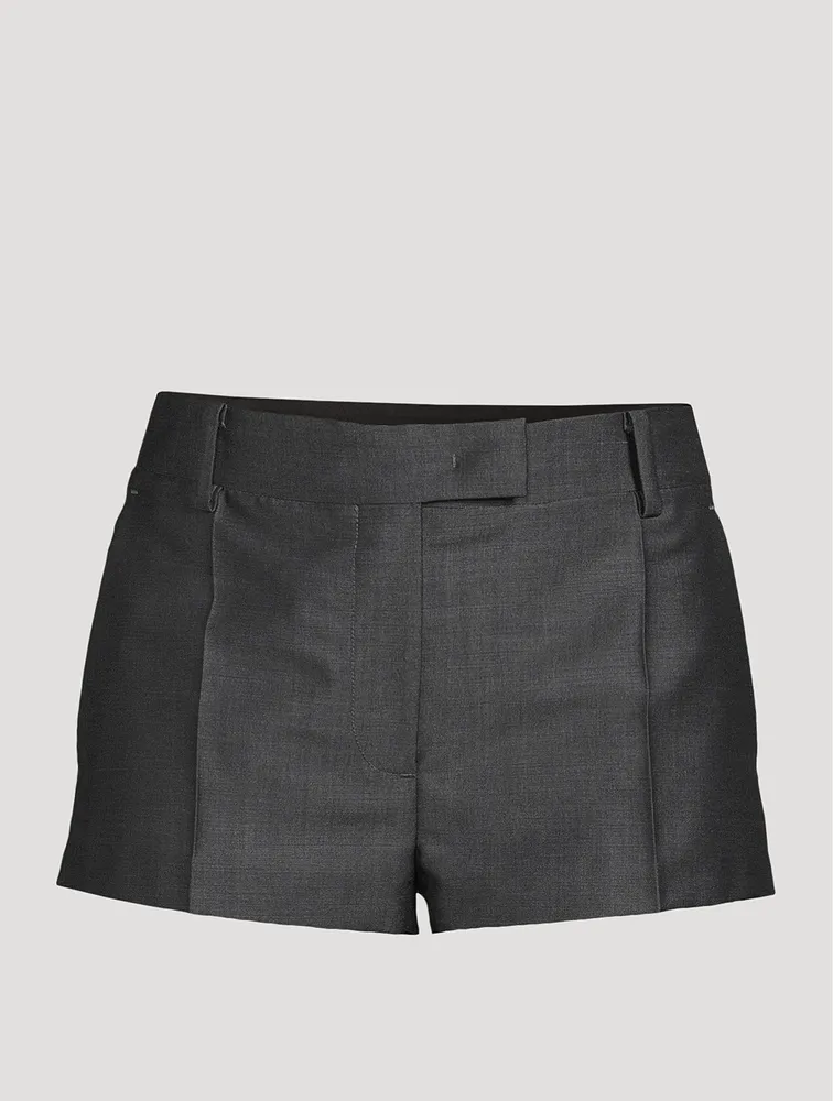 Mohair And Wool Shorts