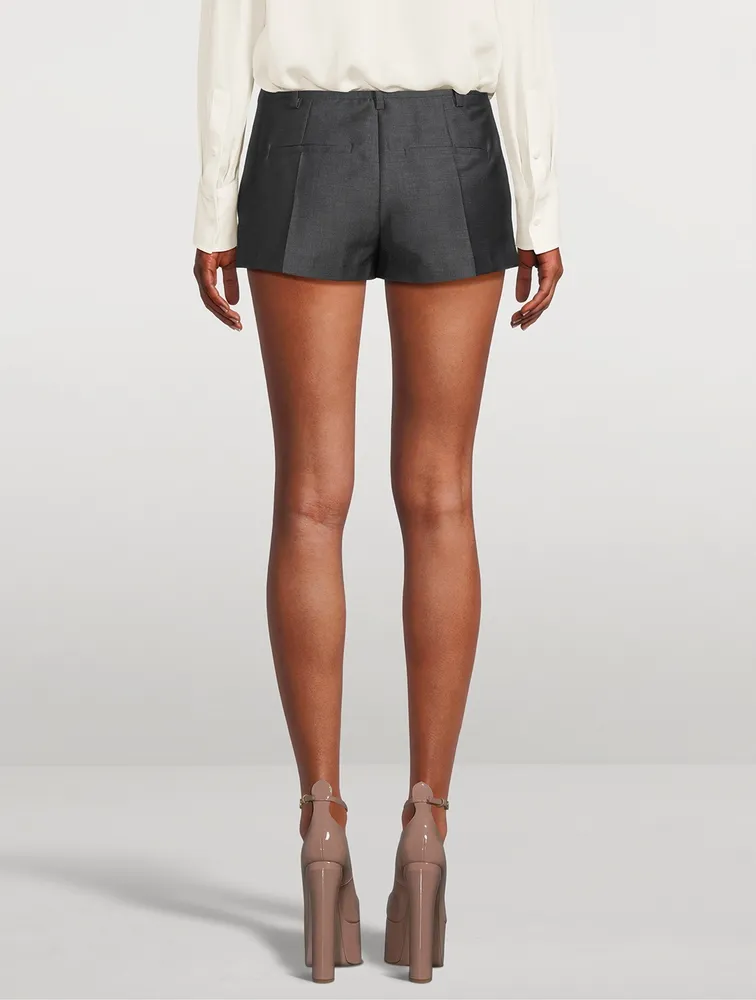 Mohair And Wool Shorts