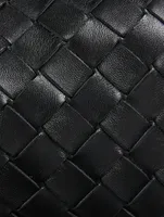 Mini Loop Intrecciato Leather Crossbody Bag