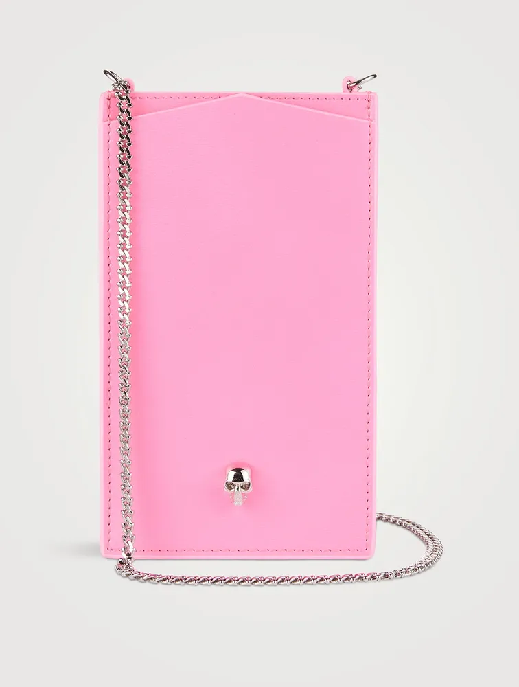 Skull Leather Crossbody Phone Case