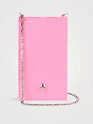 Skull Leather Crossbody Phone Case
