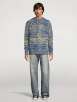 Wool And Mohair Brushed Sweater