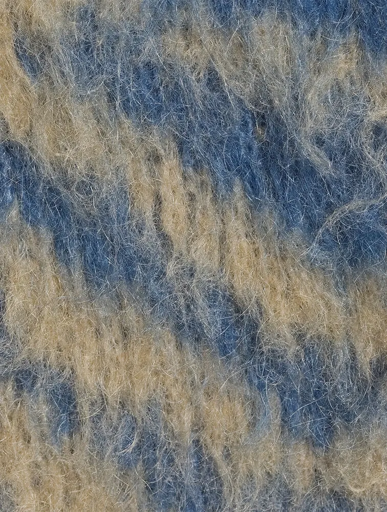 Wool And Mohair Brushed Sweater