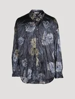 Crinkled Flower Shirt