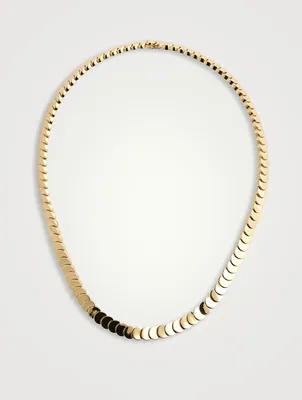 Luna 18K Gold Choker Necklace