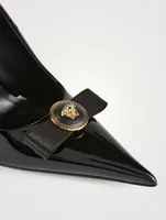 Gianni Ribbon Leather Pumps