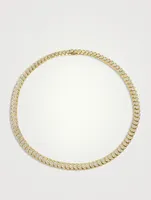 Luna 18K Gold Choker Necklace With Diamonds
