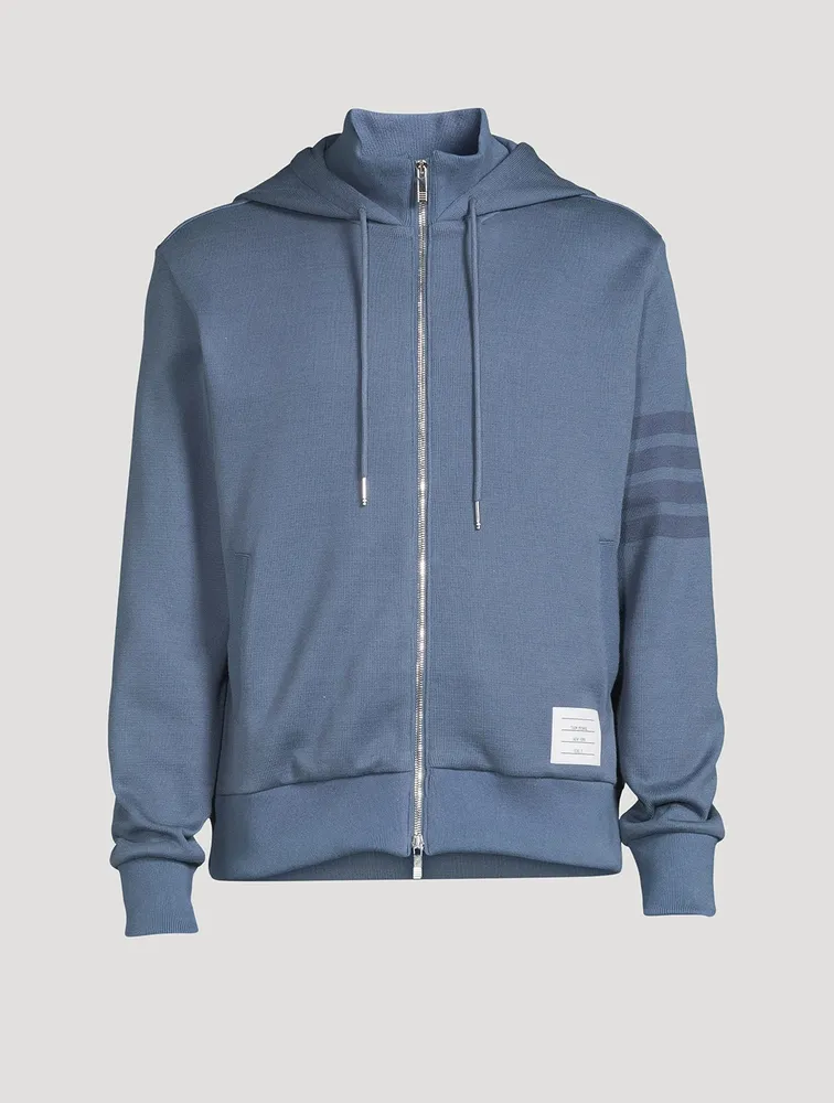 Funnel-Neck Zip Hoodie