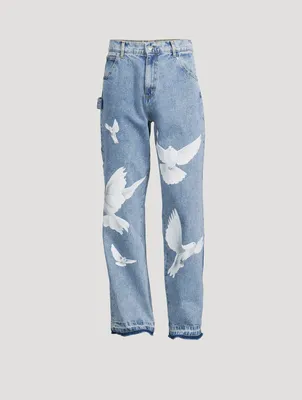 Freedom Doves Straight-Leg Jeans
