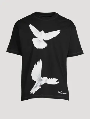 Freedom Doves Cotton T-Shirt