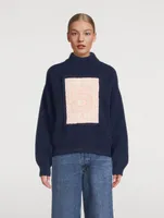 Delta UV Reactive Oversized Wool Sweater