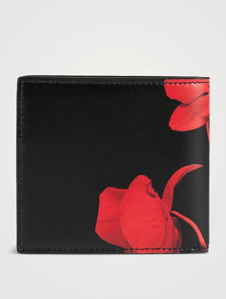 Orchid Leather Billfold Wallet