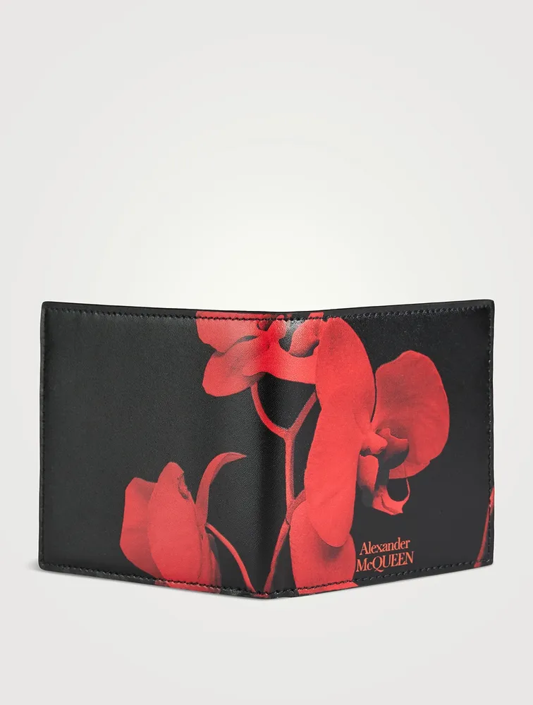 Orchid Leather Billfold Wallet