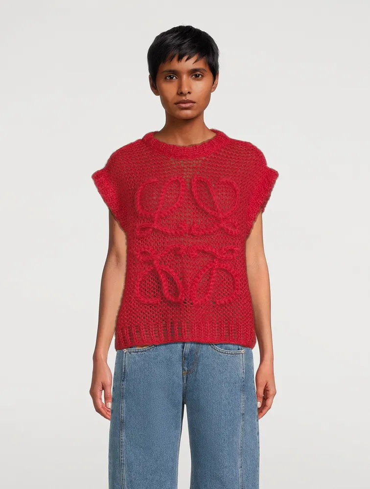 Anagram Mohair-Blend Sweater Vest
