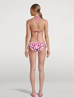 Triangle Bikini Set Majolica Print