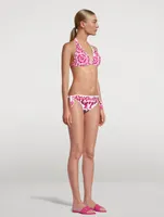 Triangle Bikini Set Majolica Print