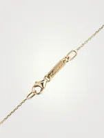 Gold Zigzag Bar Necklace With Diamonds