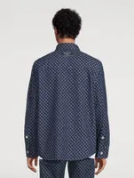 Jacquard Overshirt Mini Monogram Print