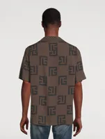 Short-Sleeve Shirt Mini Monogram Print
