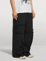 Wide-Leg Sweatpants