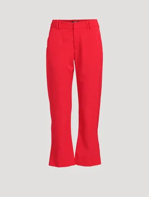 Grain De Poudre Bootcut Trousers