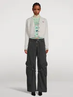 Mesh Turtleneck Le Labyrinthe Print
