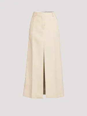 Split-Front Maxi Skirt