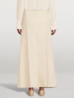Split-Front Maxi Skirt