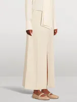 Split-Front Maxi Skirt