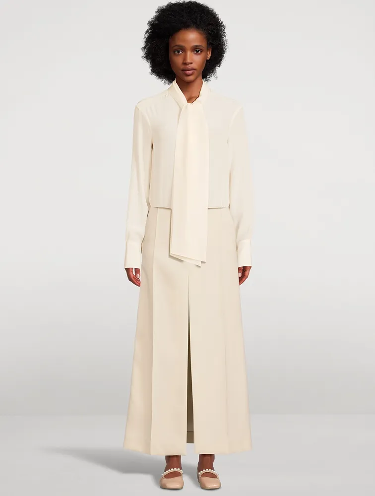 Split-Front Maxi Skirt