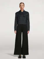 Cropped Cargo Jacket