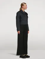 Cropped Cargo Jacket