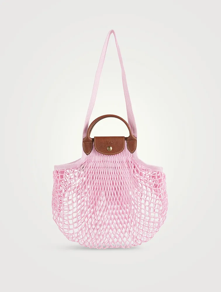 Longchamp Le Pliage Filet XS Mesh Bag (Pink) - May's Collections