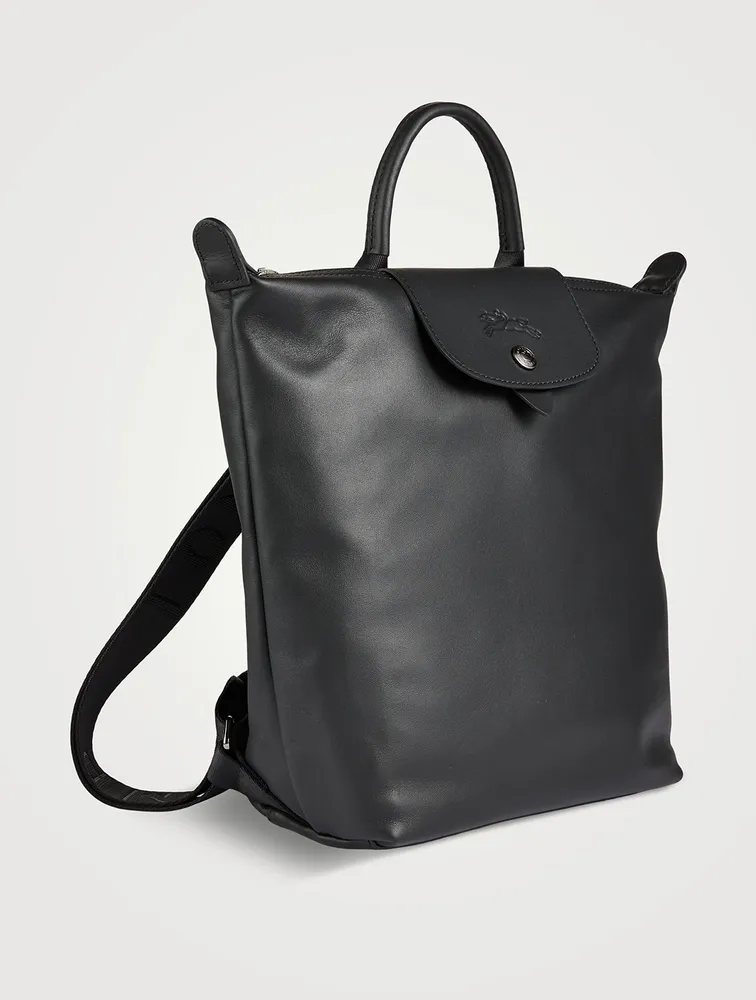 Small Le Pliage Xtra Leather Backpack