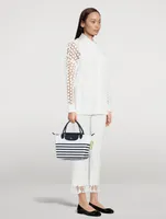 Small Le Pliage Collection Canvas Top Handle Bag