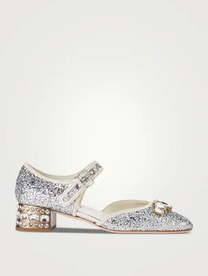 Glitter d'Orsay Mary Jane Pumps